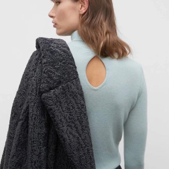 Club Monaco Sweaters - Club Monaco Light Blue Turtleneck Sweater
